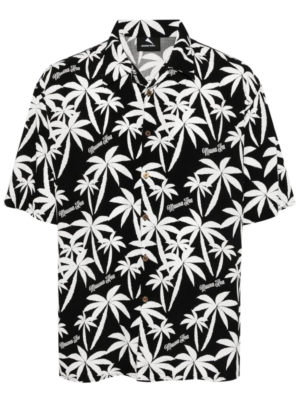 palm tree-print shirt