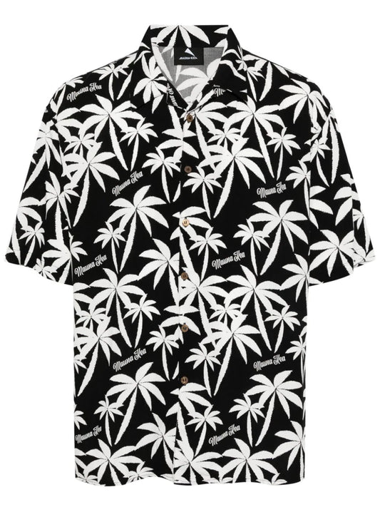 Palm tree-print shirt