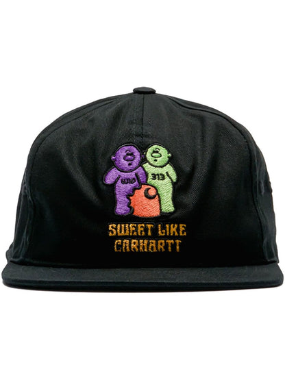 Logo-embroidered cap