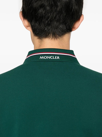 Logo-patch polo shirt