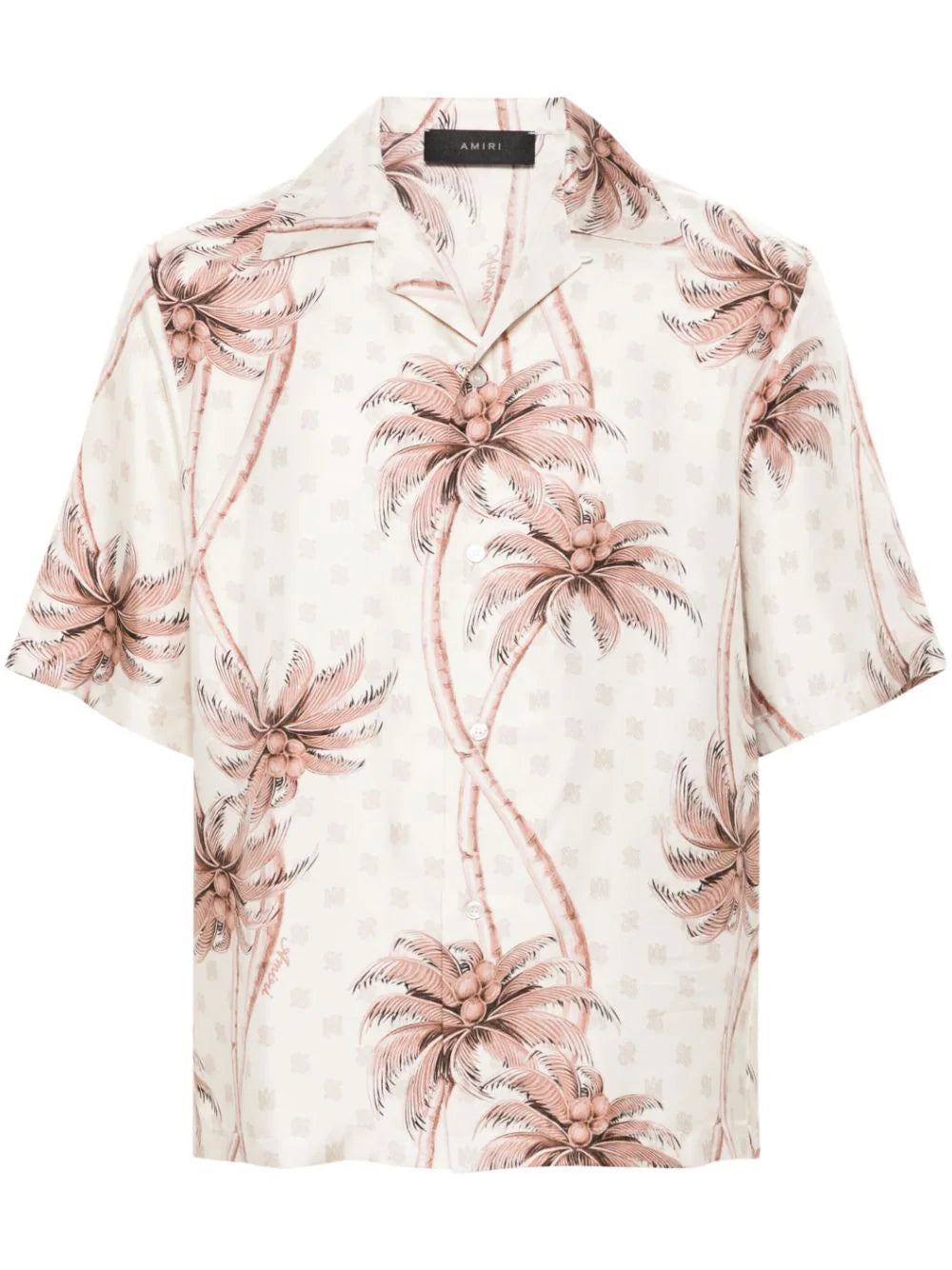 twisted palms silk shirt