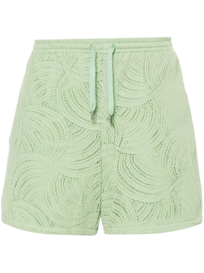 Stan pointelle-knit shorts