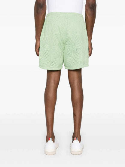 Stan pointelle-knit shorts