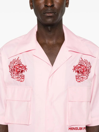 Hustler embroidered shirt