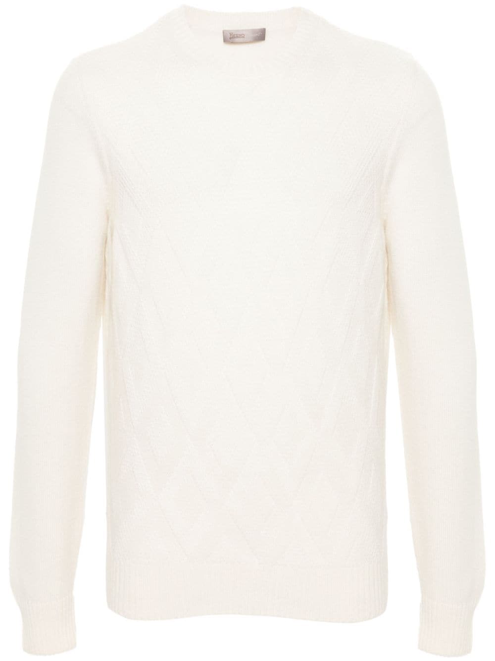 crew-neck cashmere jumper