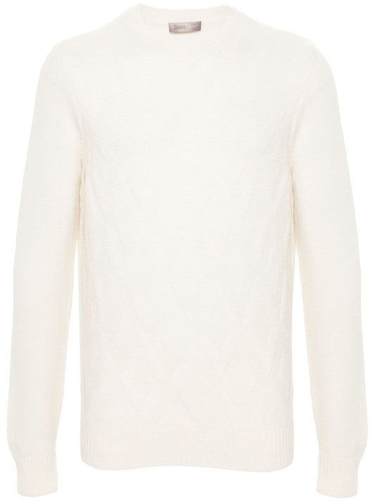 Crew-neck cashmere jumper