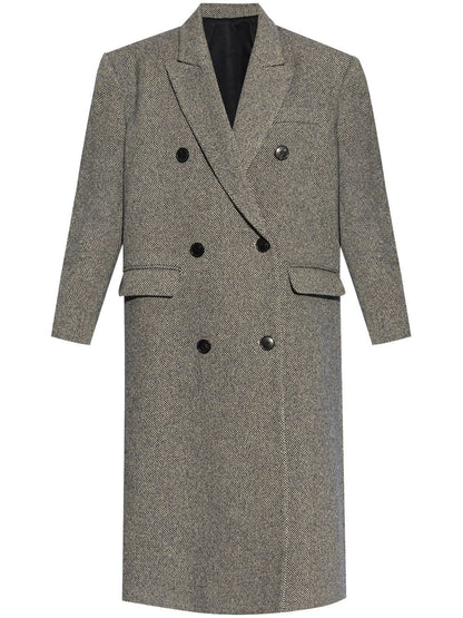 Double-breasted tailored coat