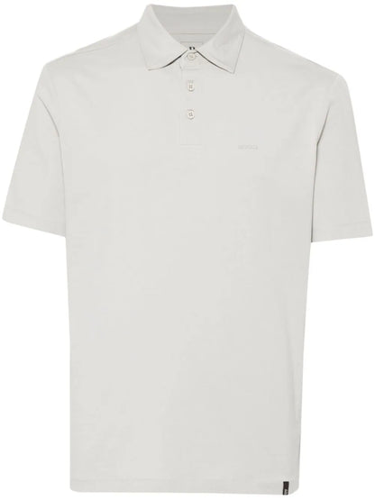 Stretch Supima-cotton polo shirt