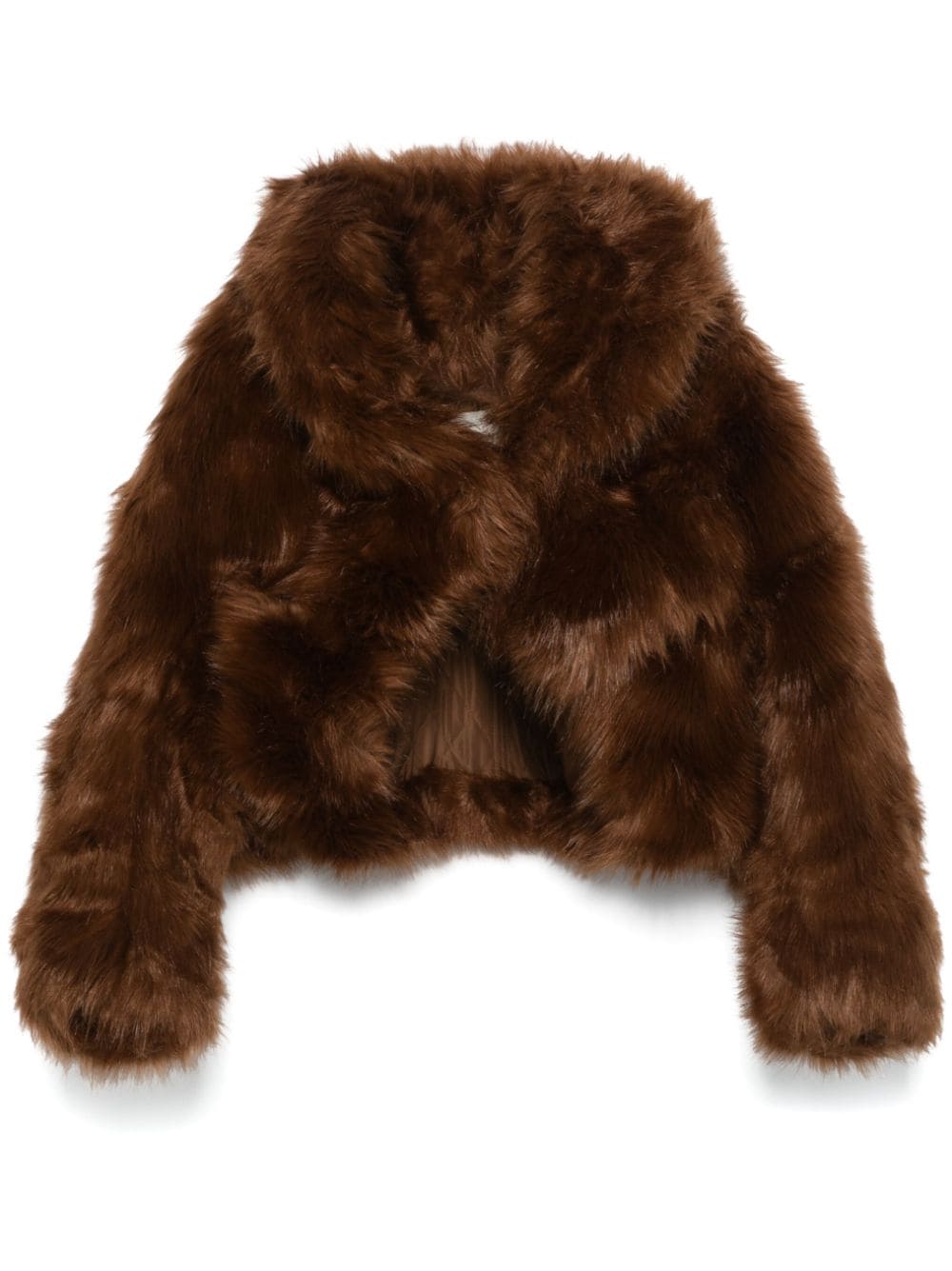 vicinity faux-fur jacket