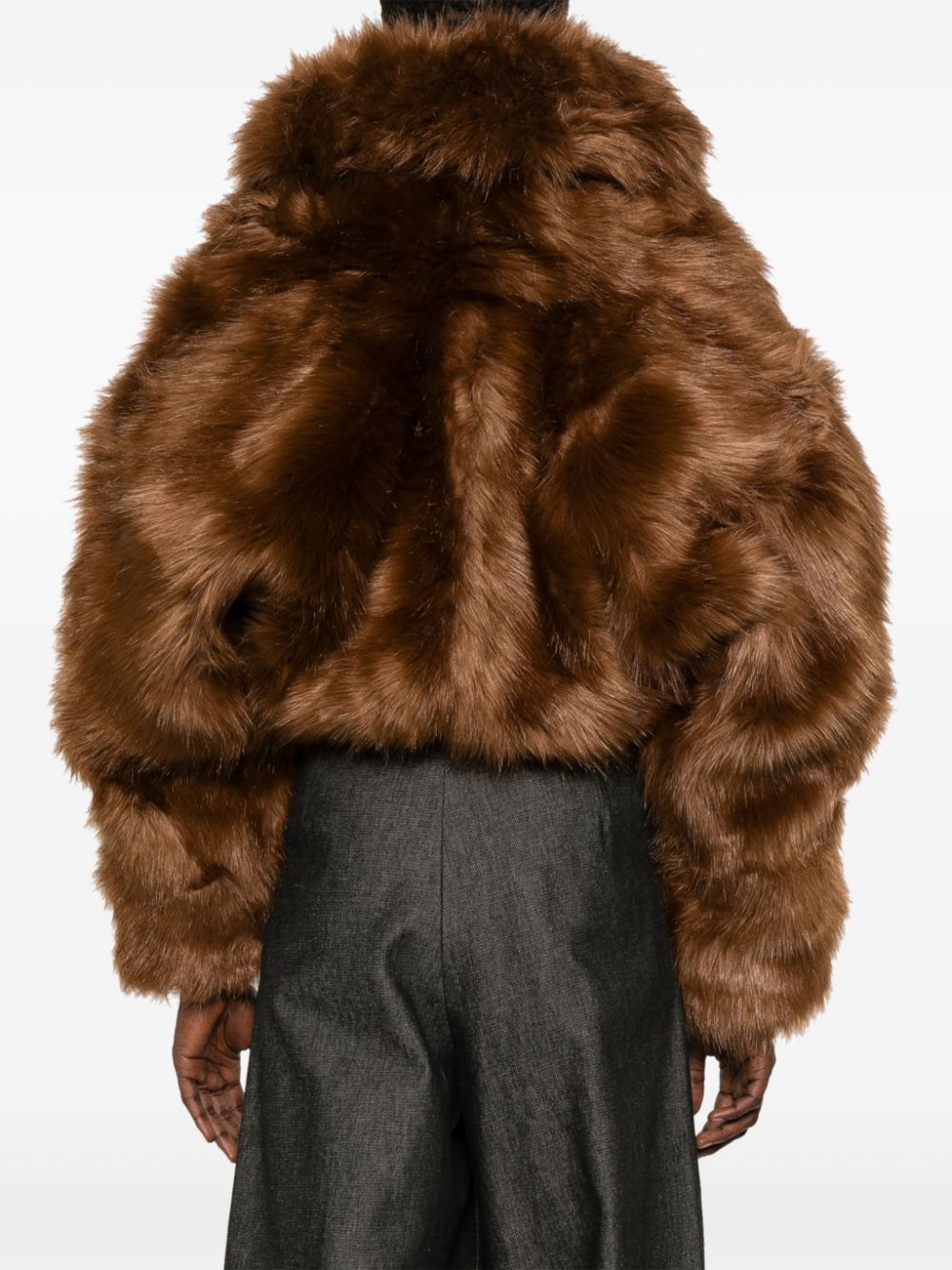 vicinity faux-fur jacket