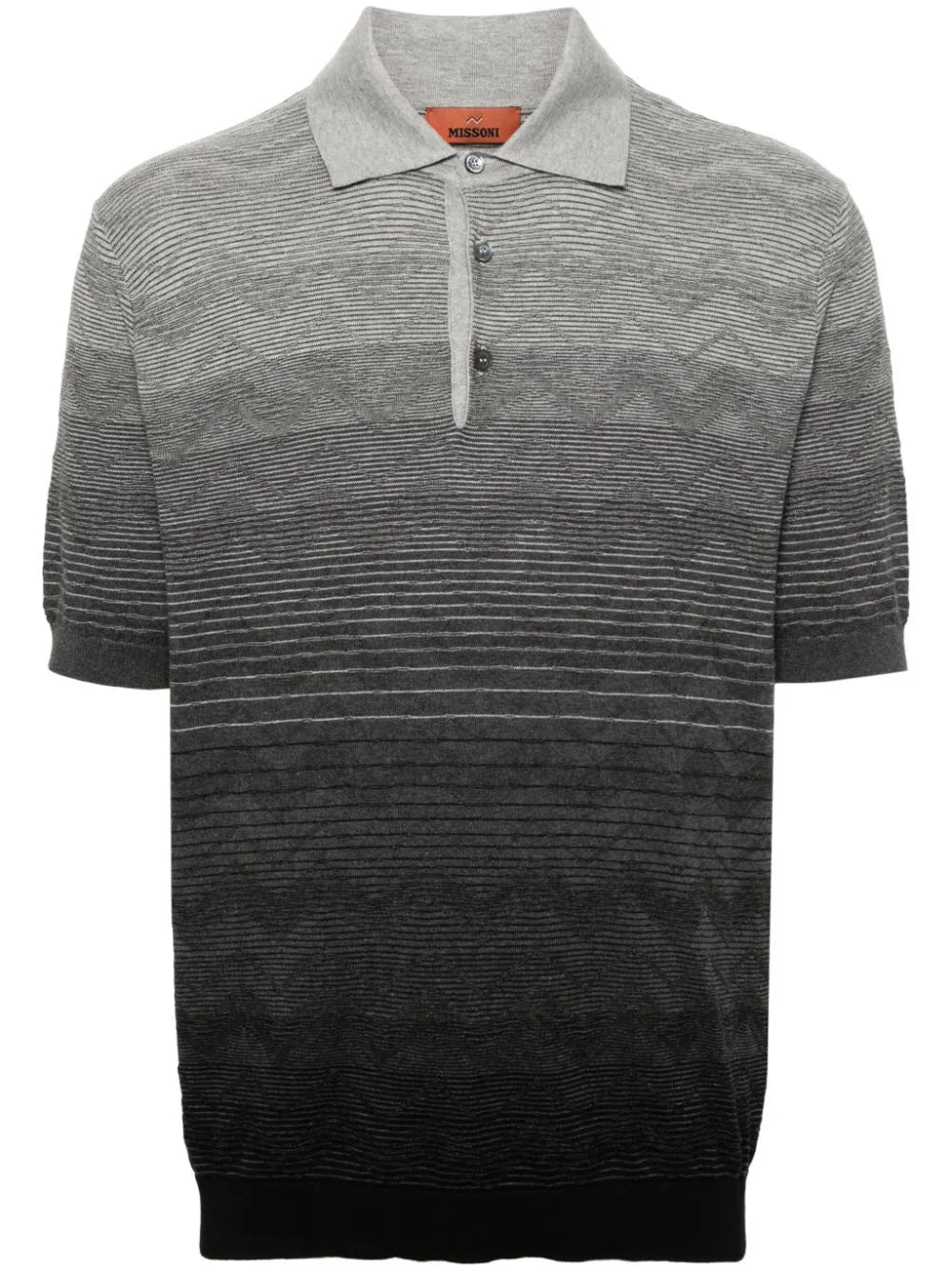 zigzag polo shirt