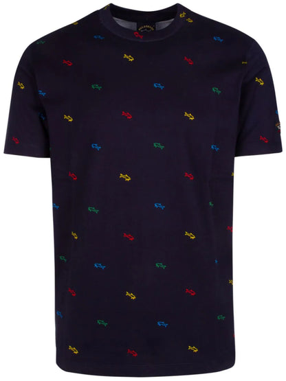 Logo patterned t-shirt