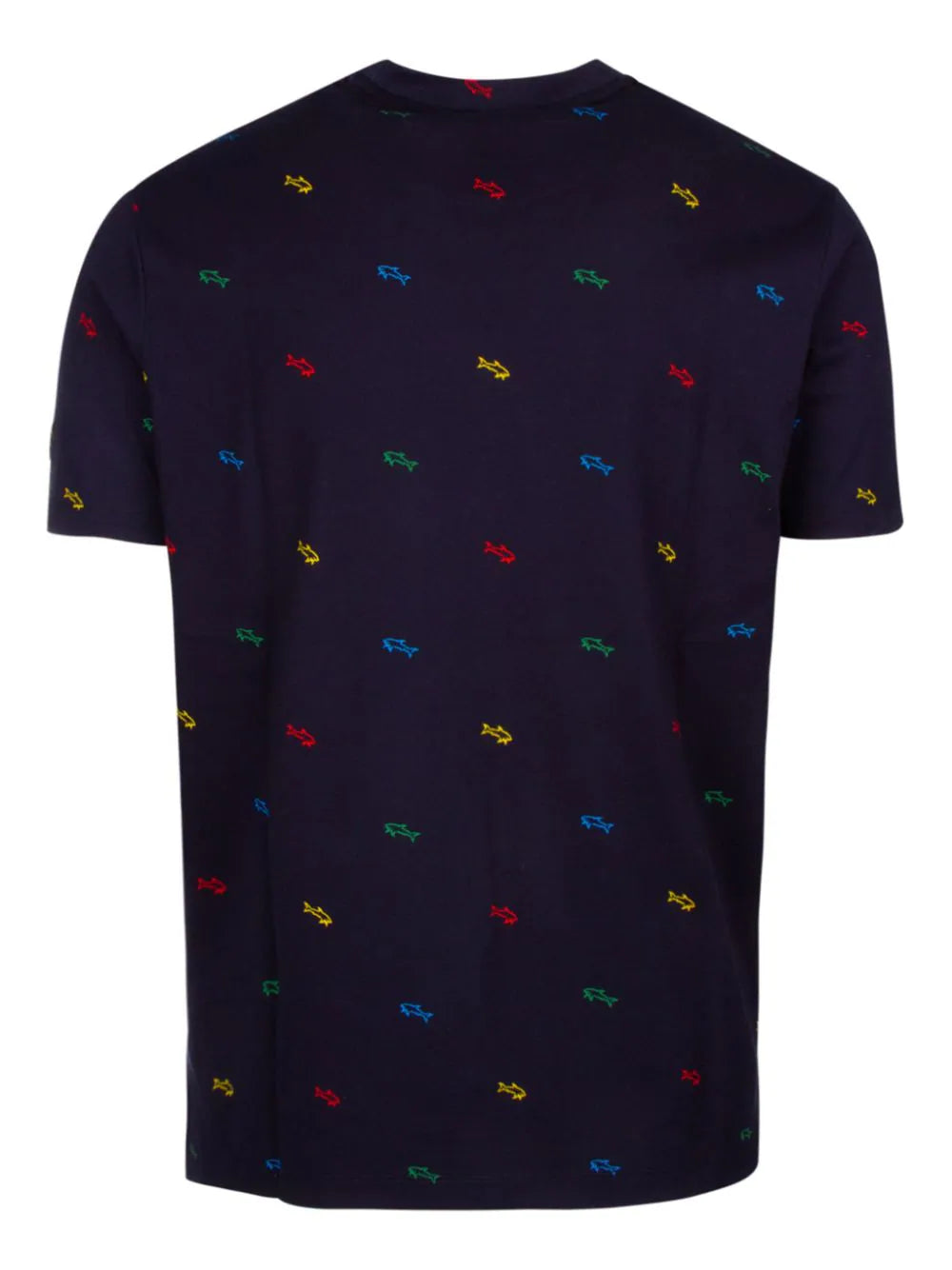 logo patterned t-shirt